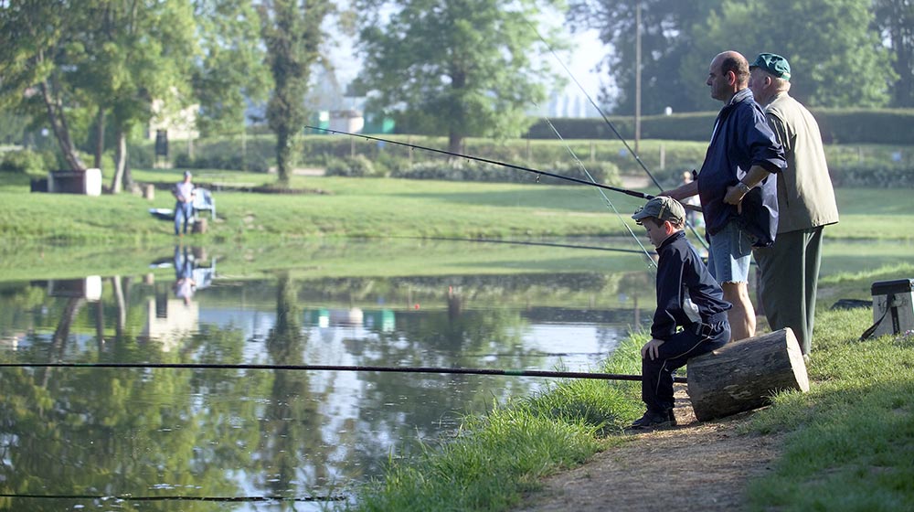 etang de peche ouvert