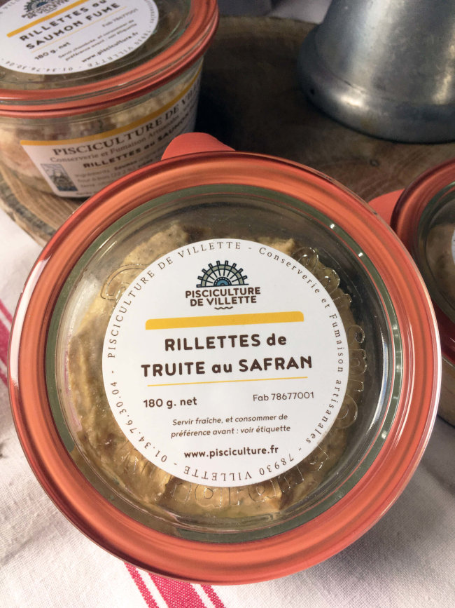 Rillettes de truite au safran